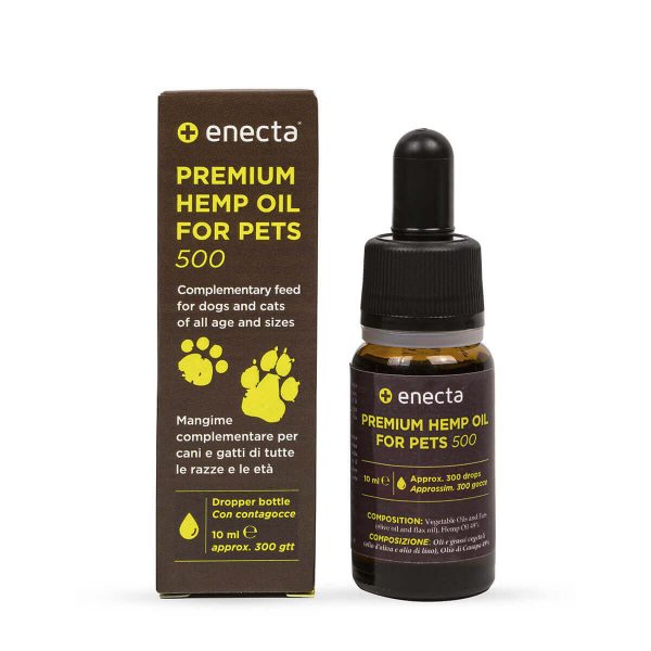 PREMIUM HEMP OIL for pets 500 – Aceite de Cáñamo para mascotas 500 mg, 10 ml